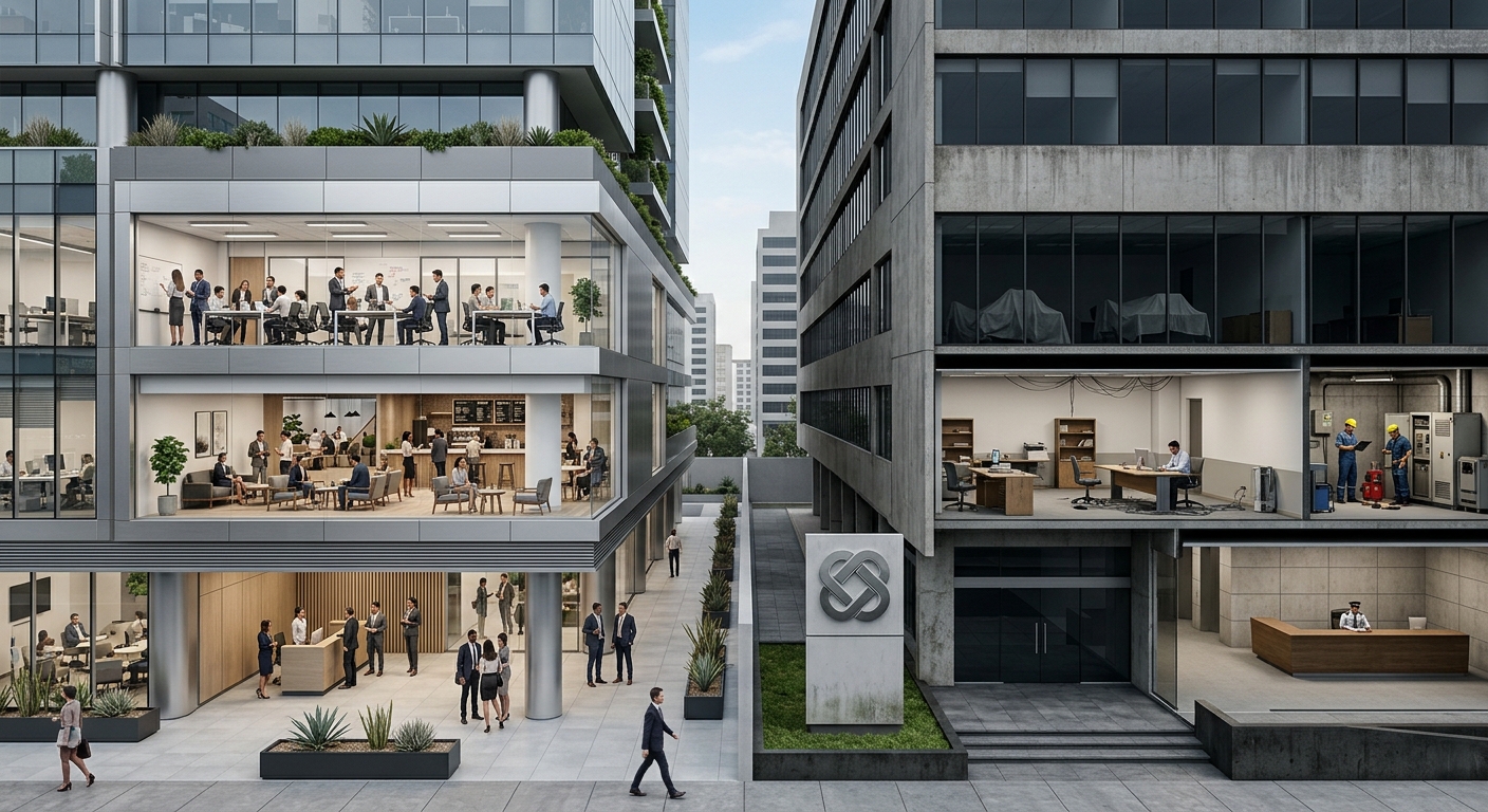 Edificio corporativo o sede exclusiva: qué conviene según el tamaño de tu empresa
